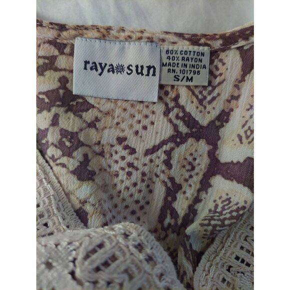 Raya Sun Crochet Animal Print Cover up - Picture 4 of 4
